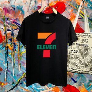Top Shirt 7Eleven Logo Unisex Cotton Tshirt Mens T Shirt Unisex Design Tee